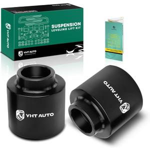 YHTAUTO 3 Inch Rear Leveling Lift Kit Compatible with Dodge Ram 1500 2009-2023 | Aluminum Strut Spacers Raise the Rear By 3 Inch | 2PCS Suspension Leveling Kit