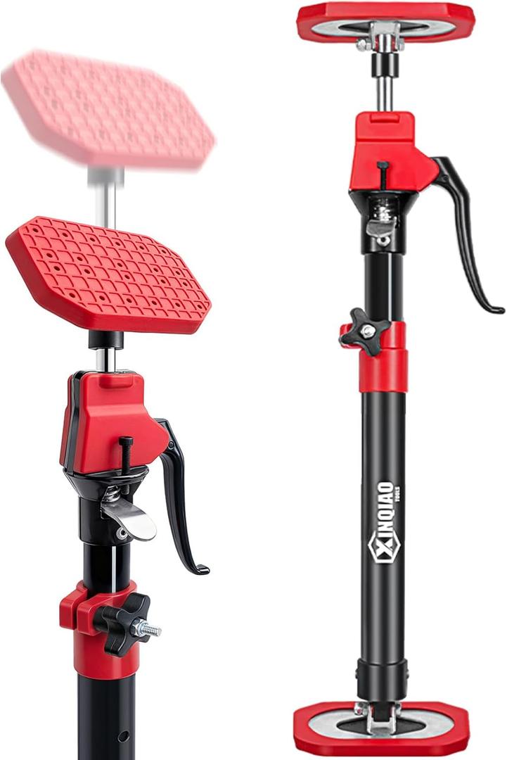 XINQIAO Cabinet Jacks for Installing Cabinets, Heavy Duty Third Hand Tools Adjustable Support Pole from 18.5 in to 29.5 in, 1 PC