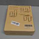 Locker Organizer Shelf Adjustable Width and Height, Ideal Locker for School, Office, and Gym Lockers (Black 2 Pack), PLKSLF01