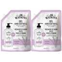 J.R. Watkins Gel Hand Soap Refill, Moisturizing Hand Wash, Formulated with Plant-Based Cleansers, Alcohol-Free, Cruelty-Free, Lavender, 34 Fl Oz, 2 Pack