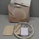 Vivilumens Sunrise Alarm Clock Wireless Charger, 10 White Noise Sound Machine Alarm Clock with 30/60/90 Mins Timer, 3 Levels Touch Night Light Dual Clocks for Heavy Sleeper Bedroom Decor Gift for Her