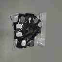 Headrest Hooks for Car, 4 Pack Car Seat Back Organizer Storage Hook, Double Hook Car Seat Hooks for Hanger Purses and Bags, Leather Purse Holder for Car, Black