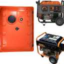 JMCHstore OEM Metal Generator Gas Fuel Tank for Generac GP5500 GP6500 RS5500 RS7000E GP7500E RS8000E XT8000E XT8500EFI, 0H7510A / 0H75100SRV 5500w 6500 6500w 7500 389cc OHV Portable Generator, Orange