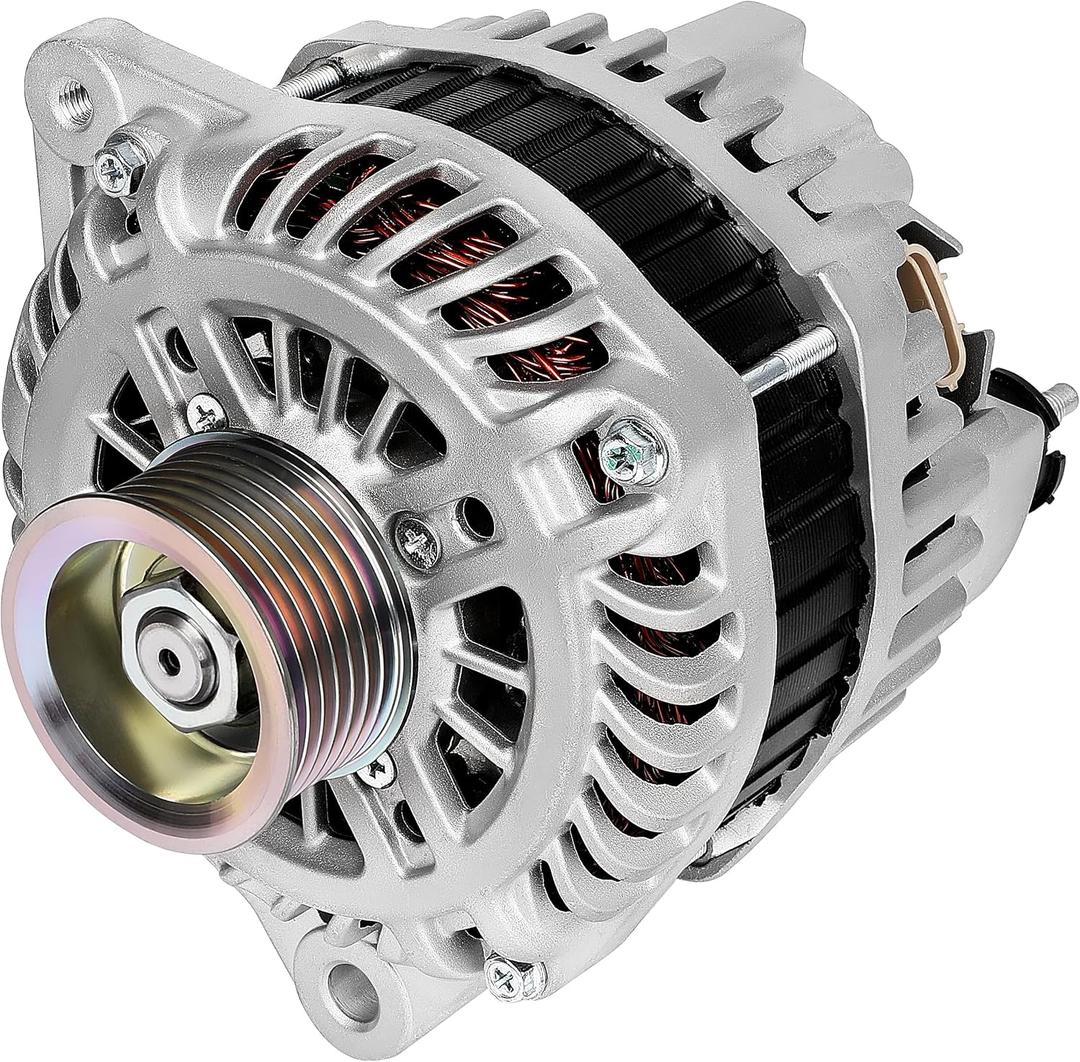 SCITOO Alternator Fits for Nissan 350Z 07-09, 370Z 09-16, for Infiniti M35 09-10,for Q50 Q60 14-15,for Q70 QX50 QX70 14-16,for G37 08-13, V6 3.5L 3.7L, 150A High-output CW 7-Groove 11340 A003TJ1991