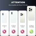 Magnetic for iPhone 16 Pro Max Case [Compatible with MagSafe] Aesthetic Floral Flower Pattern Design, Clear Slim Shockproof Protective Phone Cover for Women Girls