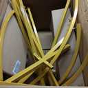 Toolterritary Metal Arch Backdrop Stand Set of 2, 7.2FT+ 6FT Balloon Arch Stand, Gold Wedding Arch Frame with Stable Base, Arch Backdrop for Party Birthday Baby Shower Graduation Decor