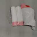 1.2 Gallon Small Trash Bags Drawstring - White Mini Garbage Bags (Fit 1-1.3 Gallon) 5 Liter 60 Count Unscented Strong Plastic Tiny Little Waste Basket Liners for Kitchen Car Office Magesh