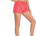Athletic Shorts for Women Running Shorts with Liner, Quick Dry Active Workout Gym Shorts with Pockets 2.5 Inch (Pink, XS)