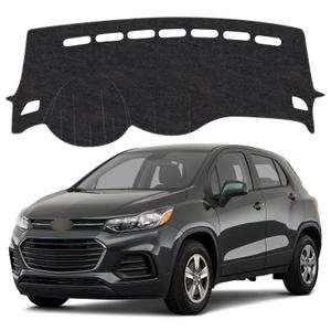 VTVWNM Dash Cover Mat Compatible with Chevrolet Chevy Trax 2024-2026 Non-Slip Dashboard Cover Mat Sunshade UV Rays Protector Interior Accessories