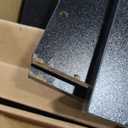 COMHOMA Vanity Desk with Lighted Mirror and Power Outlet, RGB LED Lights Makeup Vanity Set for Girls, Large Storage Capacity Dressing Table for Bedroom, 3 Lighting Modes Adjustable Brightness, Black