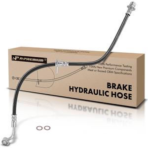 A-Premium Rear Driver Brake Hydraulic Hose Compatible with Select Honda Models - Accord 2018 2019 2020 - Replace# 01468TVAA00