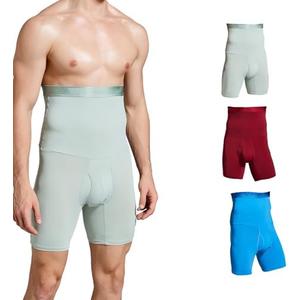 TELEWEE Mens Shapewear Tummy Control Shorts Compression, Slimming Body Shaper Boxer Briefs underwear size M