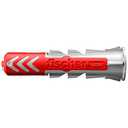 Fischer DuoPower 1/4" x 1-3/16", 100 Plugs Without Screws, Powerful Universal Plug with Intelligent 2-Component Technology for Fastenings in Concrete, Bricks, Drywall, Chipboard, etc