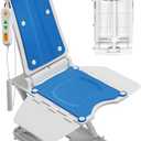 PPOLB Electric Chair Lift - Floor Lift for Elderly Falls, Support Up to 308 LB, IPX8 Waterproof Bath Lift, Foldable & Wireless Rechargeable Design, Quick-Rise Assist for Disabled