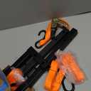 RV Tote Tank Carrier, RV Bumper Mount Tote Tank Holder with 2 Extra Premium Ratchet Straps, Fit Max 4.5" Bumper