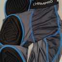 CHAMPRO Bull Rush 7-Pad Girdle, Charcoal , Black Inset, Youth Large