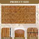 Bamboo Fence,Reed Fencing 4Feet High Bamboo Privacy Screen Outdoor for Patio, Reed Screen for Privacy Garden Backyard Balcony Natural Reed Fencing,4x16FT