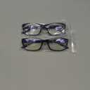 Gaoye 2-Pack of Reading Glasses +0.5 - Blue-Light Filter, UV Protection - Readers with Rectangle Frames (Black)