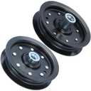 603986 Idler Pulley with 604219 Idler Pulley Replaces 605512 Hustler Deck Pulley 603986, 604219 for Hustler 52" Raptor 938597, 938605, 939165, 939223, Hustler 42" Raptor SD 938142 Decks