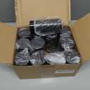 12 Pack 2.5 oz/75ml Plastic Deodorant Container,Empty Round Twist-Up Bottom Filling Stick Tube for Deodorant,Solid Lotion Bar,Body Balm,Soap Stick,Sunscreen-UPSIDE DOWN FILLING (Black)