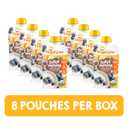 HAPPYTOT Organics Stage 4 Baby Food Pouches, Gluten Free, Super Morning Fruit & Oat Blend, Bananas, Blueberries, Yogurt, Oats & Chia, 4 Oz (Pack of 8) (EXP 06/07/27)