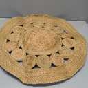 Tepo Round Jute Rug 3 ft, Braided Area Rug for Kitchen, Living Room and Bedroom, 100% Natural Rustic Hand Woven