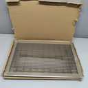 HVAC Premium 20" X 12"  Heavy Duty Walkable Floor Grille - Fixed Blades Air Grille - Brown [Outer Dimensions: 21.75 X 13.75]