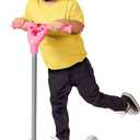 Radio Flyer My 1st Scooter, Pink, for Kids 2-5 Years Old, Extra Wide Base for Balance, 2 Front Wheels for Added Stability, Easy to Use Foot Brake, 3 Wheel Scooter for Kids