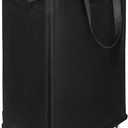 Laundry Basket with Wheels, 75L Rolling Laundry Hamper with Removable Bag, Slim Large Laundry Basket with Handles for Dorm, Tall Clothes Hamper Organizer for Dirty Laundry, Black