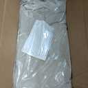 COZYVIDA Outdoor Deep Seat Cushion Set of 2, 22"x24"x5.1" Seat & 23"x19" Back, C0 Water-Resistant Breathable Fabric, UV-Resistant 1000+ Hrs, 30D Foam with Recycled Fiber Fill,Natural Linen