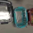 Ello Duraglass 3.4 Cup Meal Prep Sets 6Pc, 3 Pack Set- Glass Food Storage Container with Silicone Sleeve and Airtight BPA-Free Plastic Lids, Dishwasher, Microwave, and Freezer Safe, Berry
