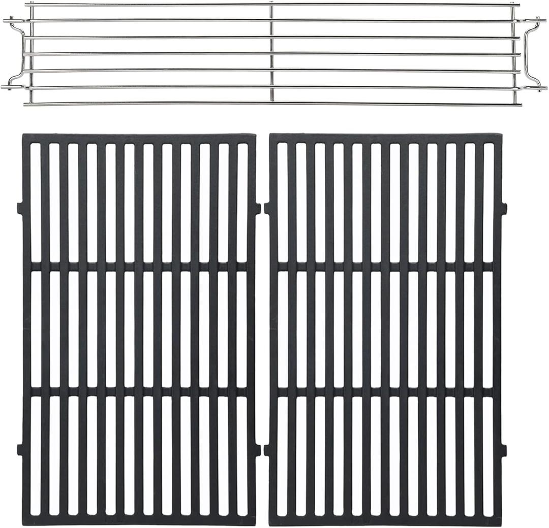 Leship Grill Parts for Weber Spirit I & II 300 Series,Spirit E/S310 E/S320 E/S330 Spirit 700 Genesis 1000-3500 Gold Silver Platinum B/C Gas Grill.Fit for Weber 7638 7641 (17.5" Grates & Warming Rack)