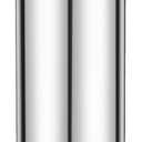 Chrome Toilet Brush and Holder Set, Stainless Steel Toilet Brush for Bathroom,Heavy Duty Toilet Bowl Brush and Holder,Deep Cleaning Modern Toilet Cleaner Brush -Space Saving, Covered Brush