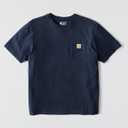Carhartt Mens Loose Fit Heavyweight Short-Sleeve Pocket T-Shirt (Also Available in Big & Tall) (5X-Large, Navy)