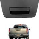 Tailgate Door Handle without Key Hole, Compatible with Nissan Frontier 2005-2013, Textured Black Rear Bed Handle, Replace# 90606-EB705, 90606EB705, Outside Rear Tail Gate Latch Assembly, w/ Seal Strip