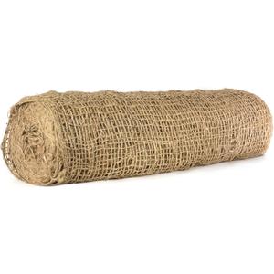 Erosion Control 48" Wide Jute Netting - 225' Long Soil Saver Mesh Blanket - 900 sq. ft. Coverage Tree Wrap Protector - Soil Retention, Planting Jute Soil Saver - Plant Bandage for Garden Care