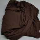 FreshCulture King Fitted Sheet Only - Hotel Quality Fitted Sheet King Size - Ultra Soft & Breathable - Brushed Microfiber - Deep Pocket - Cooling Fitted Sheets for King Size Bed (Brown)