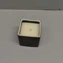 Candles for Home Scented, Modern Rustic Ceramic Candle Jar, Soy Candles Non Toxic in Elegant Ceramic Jar, Dark Leather & Oud