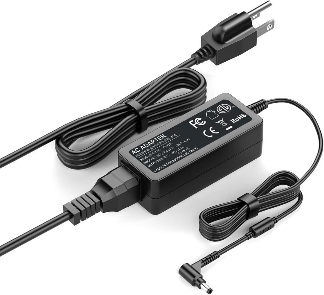 VHBW 40W Laptop Charger for Samsung ATIV Book 9/9 Plus/9 Lite/9 Spin, 19.5V Computer Charger for Samsung Galaxy Book - Fit with A13-040N2A, PA-1400-96, AD-4019A - 3.0 * 1.0mm Connector Power Adapter