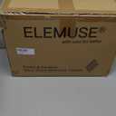 ELEMUSE Queen Size Extra Thick Fusion Goose Down Feather Filled Mattress Topper, Plush Fluffy Double Layer Pillowtop Mattress Pad Cover, Soft Featherbed with 8-21 Inch Deep Pocket
 1 sustainability feature