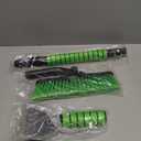 SEAAES 44 Inch Ice Scraper and Snow Brush for Car Windshield, Extendable Snow Removal Brush with Foam Grip for Truck SUV Vehicle Window - Green