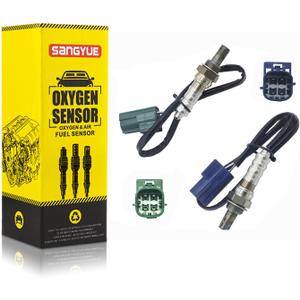 2pcs Downstream Front + Rear Oxygen O2 Sensor 2 for 2003-2006 Nissan 350Z 3.5L; 2005-2006 Altima 3.5L; 2004-2007 Maxima 3.5L; 2004-2009 Quest 3.5L;