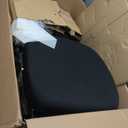 Ergonomic Office Chair with Footrest - Adjustable Lumbar Support & Headrest, 90-160 Reclining Mesh Back Computer Chair - Home Office/Gaming, 350lbs Capacity (Black)