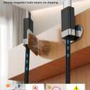 10 x Magtame USB A to USB C Cable 3.3FT, Braided StayCable Built-in Magnetic Holder for Nightstand, Desk&Car, USB Type C Data Cord with 2 Adhesive Metal Plates for iPhone 17,16