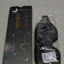 MZOO Luxury Sleep Eye Mask for Side Sleeper Men Women, Zero Eye Pressure 3D Sleeping Mask, Light Blocking Patented Design Night Blindfold, Soft Eye Shade Cover for Travel, Black