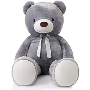 MaoGoLan Giant Grey Teddy Bear 47 inch 4 feet Large Stuffed Gray Teddy Bears Stuffed Animals for Girlfriend Children