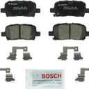 BOSCH BC865 QuietCast Premium Ceramic Disc Brake Pad Set - Compatible with Select Acura MDX; Honda Odyssey, Pilot; REAR
