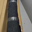 Front Door Mat, 4'x8' Indoor Outdoor Door Mat, Commercial Industrial Entrance Doormat, Heavy Duty Welcome Mat, Rubber Backing Non Slip Doormat for Entryway, Grey (Dark Grey Striped)