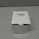 16 Pack Curtain Rod Rings Wooden with Drapery Clips 2.95 Inch Outer Diameter Beech Wood Carved Drapes Rings 1.7 Inch Interior Diameter for 1-1.5 Inch Curtain Rod Pole (Black)