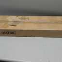 SUPERJARE 70 Inch Console Table with Outlet, Sofa Table with Charging Station, Narrow Entryway Table, Skinny Hallway Table, Behind Couch Table, for Living Room, White